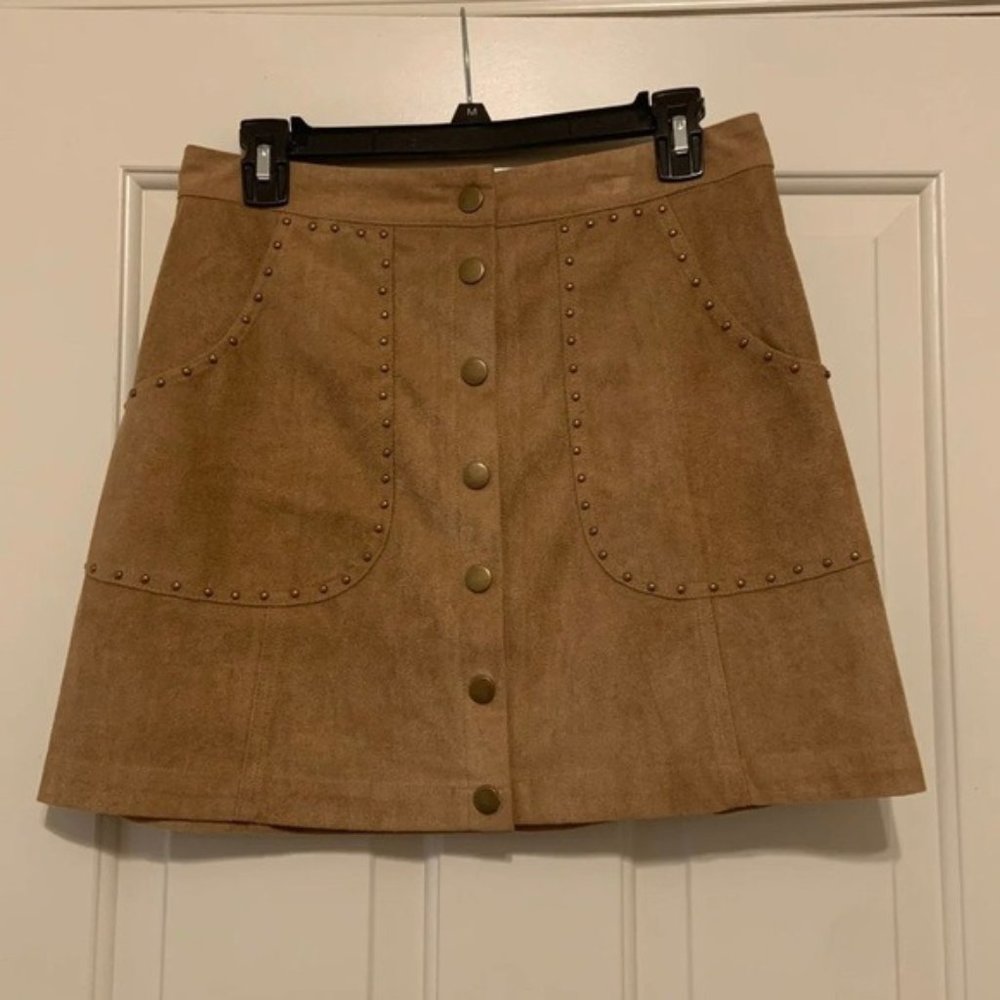 Women’s Button Down Skirt - Cotton Candy LA